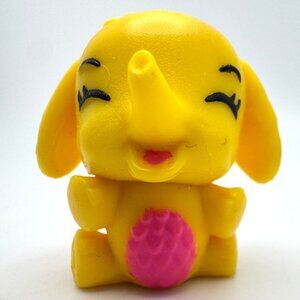 Hatchimals Colleggtibles Season 1 Yellow Elefly Elephant Figure Pink Wings 1.5"